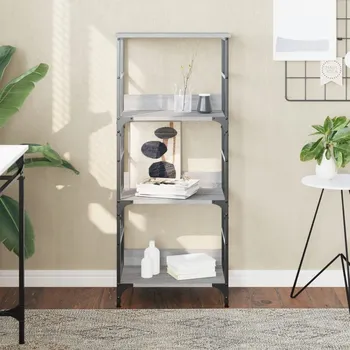 Nábytek vidaXL Knihovna 50 x 33 x 117,5 cm kompozitní dřevo [835271] Barva: šedá sonoma