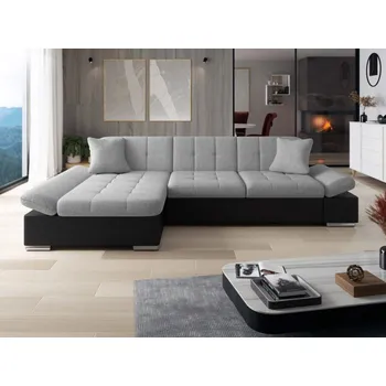 Sedací souprava Rohová sedací souprava Magnir, Potah: ekokůže Soft 011 (černá) + Soul 17, Strana: levá MIRJAN 5903211400117