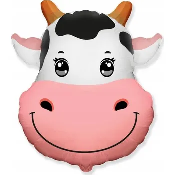 Balónek Fóliový balónek Flexmetal kráva, 35 cm