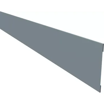 Balkonový ukončovací profil "C" 90 mm (ohýbaný profil z hliníkového plechu tvaru "C" | tloušťka 1,0 mm | délka 2000 mm | čelní výška 90 mm | šedá RAL 7001, hnědá RAL 8017, antracit RAL 7016)