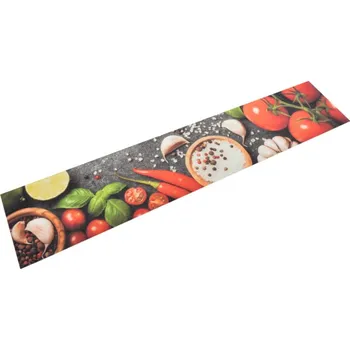 vidaXL Kuchyňský koberec pratelný 60 x 300 cm [136542] Barva: Šedá a červená