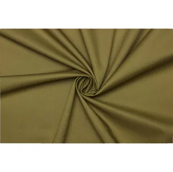 Popelín bavlněný - Khaki zelená