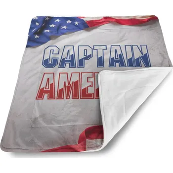 deka Sablio Deka pro miminko Kapitán Amerika Vlajka - 80x100 cm