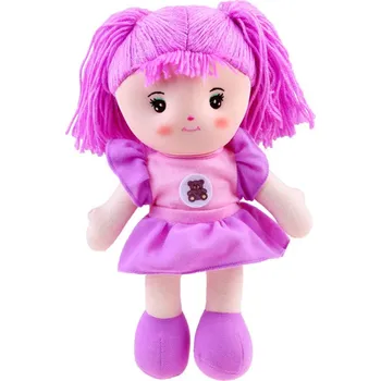 Panenka Hadrová panenka Zuzia 33 cm Fialová