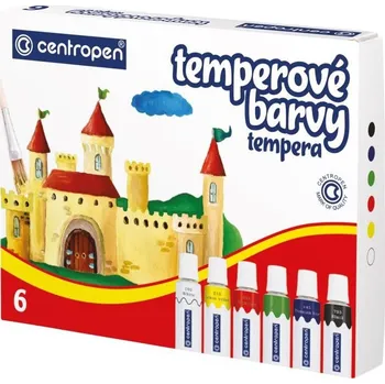 Centropen temperové barvy 9550 12 ml - 6 ks