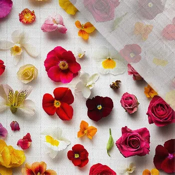 Plenkový bambusový mušelín Takoy miluji květiny