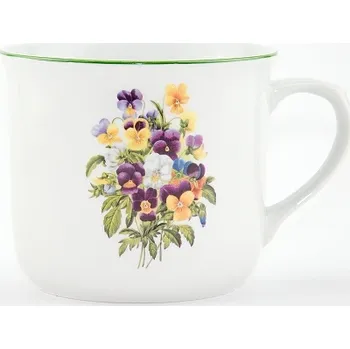 Český porcelán, a.s., Dubí Hrnek Vařák, 0,65 l, Český porcelán Dubí, macešky