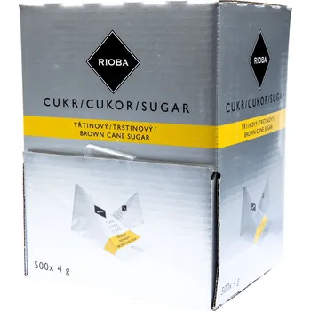 Cukr Rioba Porcovaný třtinový cukr pyramidky 500x 4 g