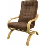 FALCO Křeslo Jola hnědá/ buk