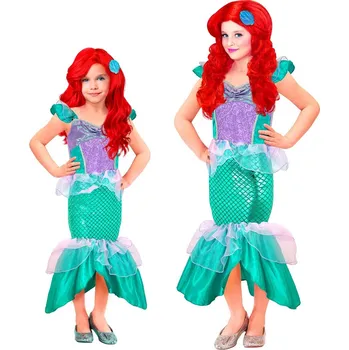 Karnevalový kostým Dívčí kostým Malá mořská víla Ariel - Pro věk 5-7 let