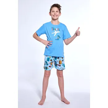 PYŽAMO CHLAPEC MLADÝ KR 790/121 TRAVEL 3 Modrá 140