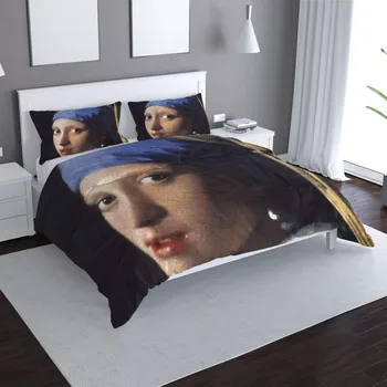 Povlečení Sablio Povlečení Dívka s perlou - Johannes Vermeer - 140x200 / 90x70