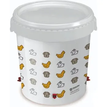 Chov hospodářského zvířete Napájecí kýbl s horizontálními niply, 32 litrů - GAUN 12205