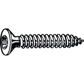 Šroub Samořezný šroub se zápustnou hlavou s T-hvězdicí ISO 14586 C Nerezocel A2 ST4,2X19MM