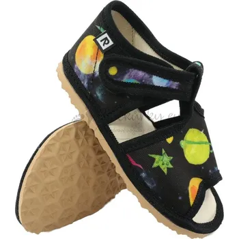 Chlapecké bačkory Dětské inovativní pantofle RAK 100014-4 Vesmír - vel. 19