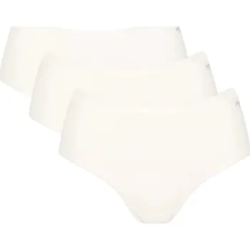 Oblečení a móda Dámské kalhotky GO Daily Cotton Midi 3P - Sloggi černá (0004) 000L