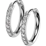 Šperky4U Titanové náušnice - kruhy 12 mm - KM2028-12