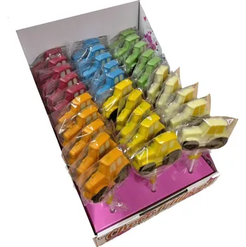 Bonbon Čokoládové lízátko Traktor (30 x 25 g) [T-Severka, 750 g]