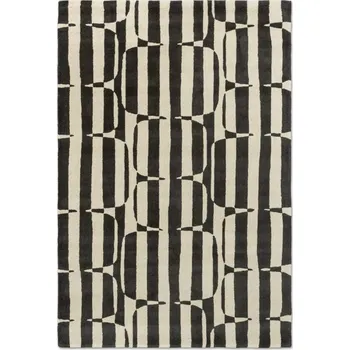 Koberec Moderní vlněný kusový koberec Scion Lohko Stripe charcoal 123105 Brink & Campman 120 x 180