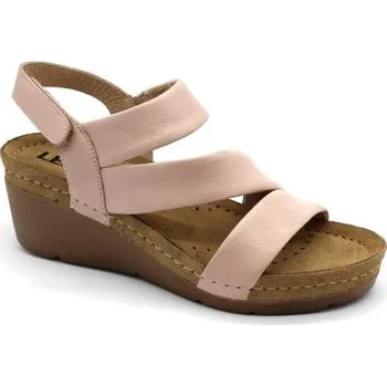 Dámské sandále Leon Leons Dina dámské sandály - Pudrová Barva: Pudrová, Velikost: 37