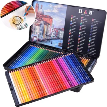 Pastelka Akvarelové pastelky v kovovém pouzdře 72 ks