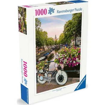 Puzzle Na kole v Amsterdamu 1000 dílků