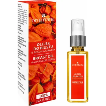 Masážní přístroj ORIENTANA Bio Olej na poprsí 16 rostlin Ájurvédy 50ml