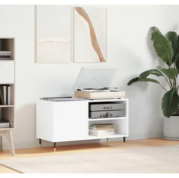 vidaXL Skříňka na LP desky 85 x 38 x 48 cm kompozitní dřevo [831693] Barva: Bílá
