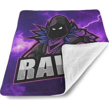deka Sablio Deka pro miminko FORTNITE RAVEN Fialová bouře - 80x100 cm