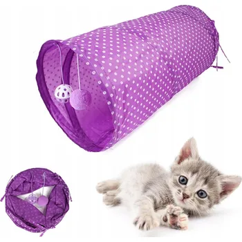 Hračka pro kočku Tunel pro kočky Meow&Mrrrau Tunel pro kočky 50x25 cm