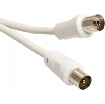 elektrický kabel TV-video kabel 3 m bílý DPM BMF03