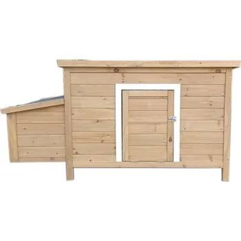 kurník Dřevěný kurník a husník HRADEC Natural, 1360x740x710 mm