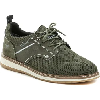 Pánské polobotky Mustang 4197-303-770 zelené pánské nadměrné polobotky EUR 47