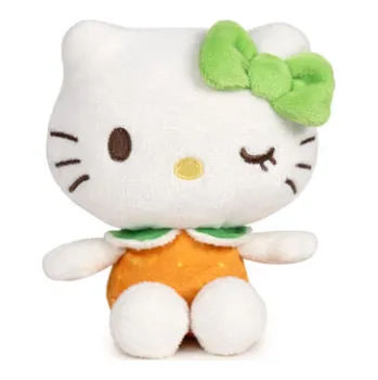 plyšák Plyšák Hello Kitty Fruits oranžová mrkajíci 12cm