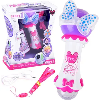 Hudební nástroj pro děti Dětský mikrofon First Karaoke Bílá