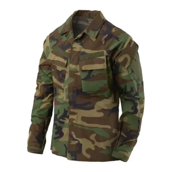 Pánská košile Taktická košile Raid Shirt, PolyCotton Stretch Ripstop, Helikon, US Woodland, 3XL