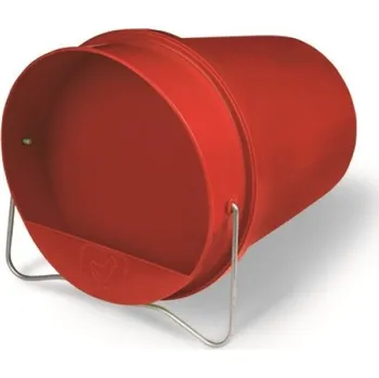 Chov hospodářského zvířete Kbelíková napáječka 6 l pro slepice a drůbež, červená - GAUN 11010