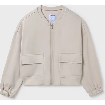 Dívčí mikina Dívčí bunda/mikina na zip s kapsami Mayoral 6407 - vel. 140