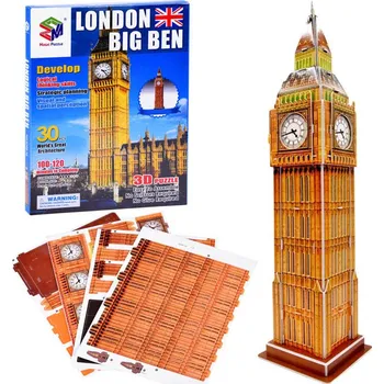 3D puzzle 3D Puzzle Big Ben, Londýn 30 dílků