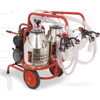 Mobilní dojící zařízení pro 2 kozy, dvoukonvové, TYKC 4-2 PS, 2x30 L