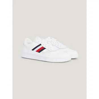 Pánské polobotky Tommy Hilfiger Court Cupsole Retro Lth Stripes M FM0FM04828YBS boty 45