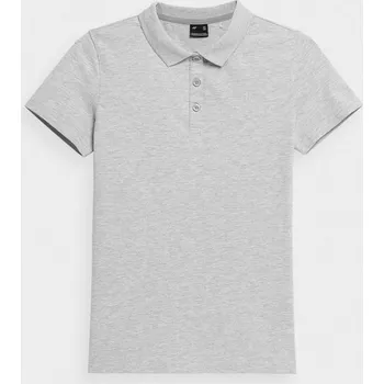 Dámské tričko Dámské polo tričko W H4Z22TSD356CLEANLAY GRAYMELANGE - 4F S