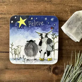 Podložka pod misku Podložka, podtácek Believe, Alex Clark (Podložka ovečka, kravička, kůzle)