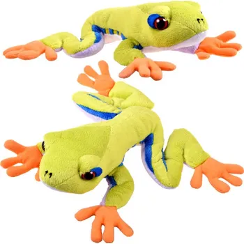 plyšák Plyšová žába zelená 20 cm