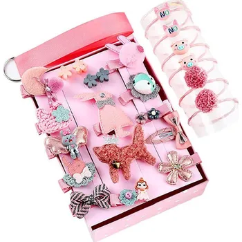 Joko - Charming - 24 ks - ozdoby do vlasů - růžová