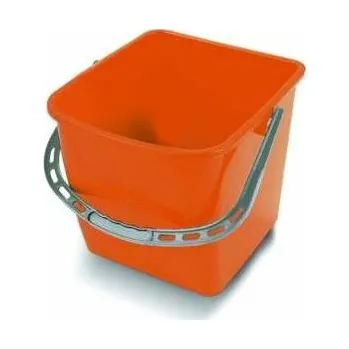 kbelík Plastové vědro o objemu 25 l, oranžové