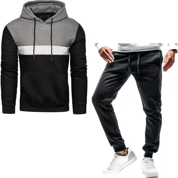 Recea Pánská souprava Nelly černo-šedá L