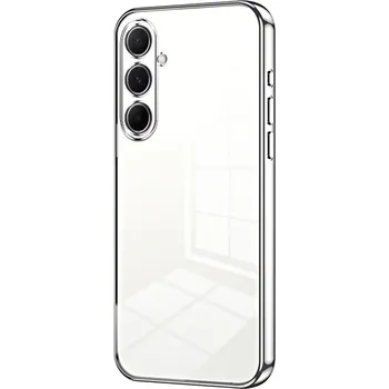 Pouzdro na mobilní telefon Electro gelový obal na Samsung Galaxy A56 5G stříbrná