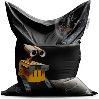 Sedací pytel Sablio Sedací vak Wall-E robot Měsíc - 150x100 cm