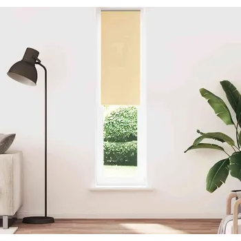 Stavebniny vidaXL Roleta zatemňovací šířka látky 55,7 cm polyester [4011692] Barva: Béžová